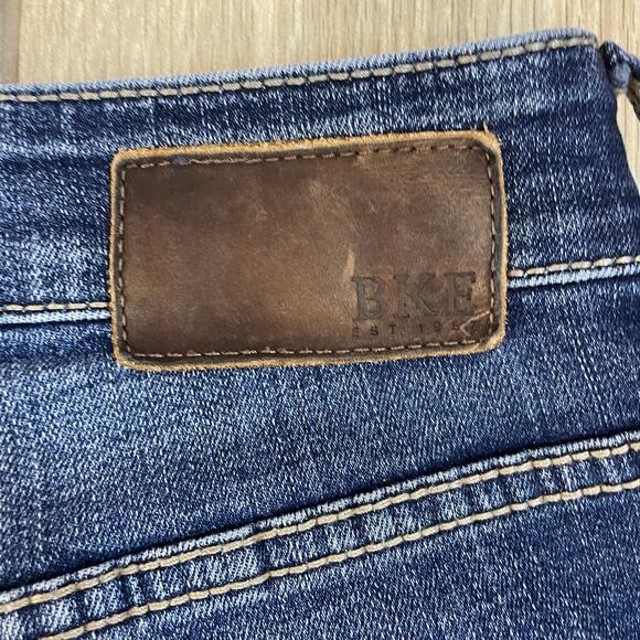 BKE Jake Straight Men’s Jeans 33x32 Blue Dark Wash Stretch Denim Repreve Classic - Picture 9 of 9